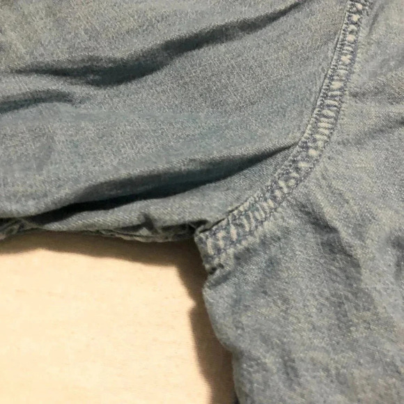 Calvin Klein Mens Size Small Jean Button  Up Shirt Relaxed Fit - Picture 6 of 16